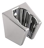 aquaSu® Wandhalter für Brause | verstellbar: 2 Stufen | Halterung zur Wand-Montage | Halter für Duschkopf | 2-fach verstellbar | Kunststoff | chrom | 72354 1