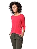 Jack Wolfskin Damen Jwp 3/4 Wander Shirt, Tulip Red, XXL EU