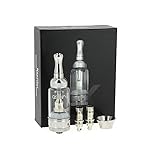 Aspire Nautilus BDCC im Set mit 2 Dual Coil Verdampferköpfe 1,6 und 1,8 Ohm, wechselbarer Pyrex-Glastank, Cone und DripTip! eZig