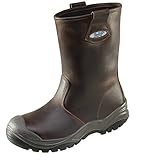 Lupriflex 1 Paar Aqua Offshore Winter Wasserdichter Winter Sicherheits-Schlupfstiefel, S3, Schuhweite 11,5 Braun Größe 40