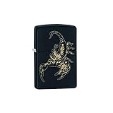 Zippo PL 218 Scorpion Laser Engrave Feuerzeug, Messing, Design, 5,83,81,2