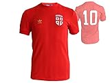 adidas England Originals Tee Fan T-Shirt rot Weltmeisterschaft Fanartikel Nationalmannschaft RU, Größe:XS