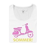 Damen T-Shirt Vespa Größe S, Farb