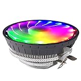 rongweiwang 2000RPM Silent Computer CPU Cooler High Airflow PC-Prozessor RGB Kühllüfter LED Air Kühlkörp