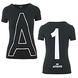 Armani Jeans C5H54 Damen Women T-Shirt Dunkelblau-Navy Zahl 1 Hinten (IT38 - XS)