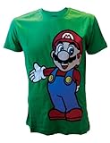 Nintendo T-Shirt -M- Standing Mario (grün)