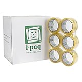 Premium Paketklebeband 36 Rollen Klebeband transparent 66m x 48mm breit Packband Paketb