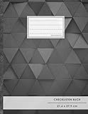 Checklisten-Buch: DIN A4 • 70+ Seiten, Softcover, Register, 'Premium Dreiecke' • #GoodMemos • 18 Checkboxen + Platz für Notizen/Seite (inkl. Register mit Datum uvm.)