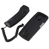 Haowecib Festnetztelefon, traditionelles schnurgebundenes Telefon, Hotel für Zuhause(Schwarz)