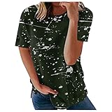 HHOP Bluse v Ausschnitt Damen Pullover Damen frühling Damen Oberteile Sommer Sale sexy Tshirts Damen Tumblr Pullover Hemd Damen elegant Frauen Hemd Sommer Oberteile Damen lang