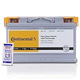 CONTINENTAL 2800012007280 Starterbatterie Autobatterie AGM-Batterie L4 12V 80Ah 800A + 1x 10g LIQUI MOLY Batterie-Pol-F