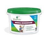 Mineralische Grundierfarbe Weiß Clean Air Mineral Grundierung Silikatbasis Für Innen Untergrundvorberitung für Silikatanstriche 10 L