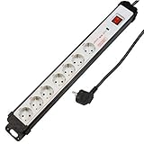 SKT 7-fach Master Slave Steckdosenleiste mit Überspannungsschutz, MD1016