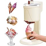 Tragbare Eismaschine Mit Kompressor Softeismaschine Entnehmbarer Eisbehälter Für Zuhause Ice Cream Machine 1L Aluminiumfolie in Slush EIS Maschine Frozen Yogurt Maschine E