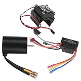 3650 4500KV Brushless Motor, Mehrfachschutz Fernbedienung Automotor 3650 4500KV Motor ESC Kit für 1/10 1/8 RC Car Truck