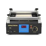 600W Digital SMD Rework Solder Soldering Station,853A Lötkolben Lötstation Ideal für Schule Labor Hobbylöten Rework Solder Soldering Station Entlö