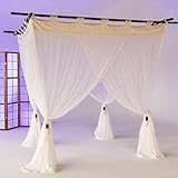 Bali4you Bali Baldachin Scheherazade 200x200 Moskitonetz 100% Cotton inkl. 4 Quasten B