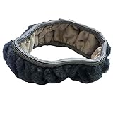 N-K 36 cm - 38 cm Lammfell Auto Lenkradbezug Universal Weiche Warme Lenkradschutz Hohe Q