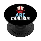 Wir sind Carlisle England Flag Sports PopSockets mit austauschbarem PopGrip