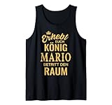Herren Mario Geschenk Name lustig König Majestät lustige Sprüche Tank Top