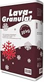 Lavagranulat 20 kg | Streugranulat | Umweltfreundliche Alternative zu Streusalz | Ohne S
