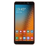 01 02 015 Dual Cards Dual Standby Smartphone, Face Unlock Smartphone, Smartphone, Note30 Plus 854X480 Auflösung für Geschenk Android 8.1 Mann Frau(Orange)