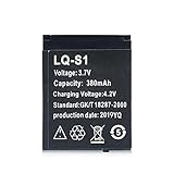 TTCPUYSA 3.7v 380mah LQ S1 Lithium Smartwatch Akku, Wiederaufladbar für Qw09 Dz09 W8 A1 V8 X6 2