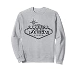 Las Vegas Ortsschild Shirt Schwarz Weiß Tshirt Damen Herren Sw