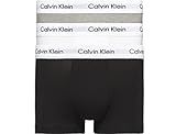 Calvin Klein Low Rise Trunk Boxershorts im 6er Pack, L, Grau / Weiß / Schw
