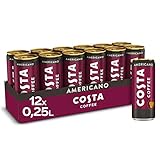 Costa Coffee Americano, 12er Pack (12 x 250 ml)