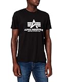 ALPHA INDUSTRIES Herren T-Shirt schwarz (Black) L