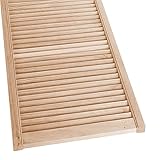 Offene Lamellentür Schranktür Heizkörperverkleidung Kiefer unbehandelt 690 x 294 x 21