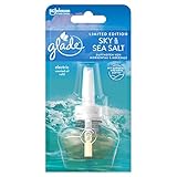 Glade (Brise) Electric Scented Oil Nachfüller, elektrischer Raumduft mit Duftöl, Sky & Sea Salt, 1er Pack (1 x 20 ml)