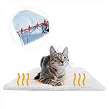 PiuPet® Premium Selbstheizende Decke für Katzen & Hunde, Größe: 60x45cm, Innovative & Umweltfreundliche Wärmematte, Katzendeck