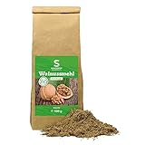 Schoefer Naturprodukte BIO Walnuss-Mehl - hoher Ballaststoff- & Eiweißgehalt - vegan & glutenfrei - Low Carb Ernährung - nachhaltige 500 g Packung