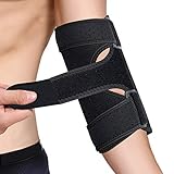 Libershine Ellenbogenbandage, Ellenbogen Fixation Brace Tennisarm Fitness Stabilität & Support beim Sport für Kraftsport Golferarm Handball Bodybuilding, Ellenbogenstütze für Damen H