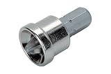 wolfcraft 2 Gipskartonbits mit Tiefenanschlag, Kreuzschlitz (PZ 2) I 1344000 I 2 Solid-Bits für den Innenausb