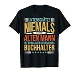 Herren Alter Mann Buchhalter T-S