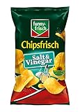 funny-frisch Chipsfrisch Salt und Vinegar, 10er Pack (10 x 175 g)