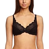 playtex Damen Flower Lace Underwired BH, Schwarz,85B