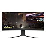 Dell AW3420DW, 34 Zoll, Alienware Gaming Monitor, curved, WQHD 3440 x 1440, 120 Hz, IPS entspiegelt, 16:9, NVIDIA G-Sync, 2 ms, höhenverstellb