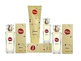 Miro FEMME Eau de Parfum Spray 3 x 50 ml (150ml) + 1 x Bath & Shower Gel 250