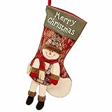 Weihnachtssocken-Tasche für Neujahr, Weihnachten, Zuhause, Stricksock