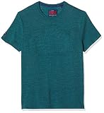 Superdry Herren Vintage Logo Embossed Tee T-Shirt, Grün (Haze Petrol Grit U4F), M