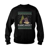 Uzubunki Pancakes Ugly Dave Chappelle Christmas T-Shirt, Sweatshirt Schwarz, S