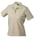 James & Nicholson Damen Ladies' Polo Poloshirt, Beige (beige Stone), M