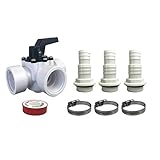 well2wellness® Pool Bypass Set 8-teilig für Pool Solarheizung, Poolheizung und Wärmepump