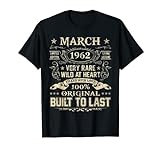 March 1962 Shirt 60 Jahre alt 60. Geburtstag Geschenke T-S