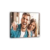 Ihr Foto auf Leinwand Wandbild mit Wunschmotiv - Persönliches Kunstdruck Ihr Fotodruck selbstgestalten eigenes Motiv,Upload Ihr eigenes Bild auf Leinwand mit Keilrahmen-40x50