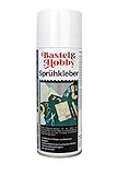 BIG DIFFERENCE Sprühkleber transparent mit variablem Sprühkopf Ventil (400ml Aerosol) - insbesondere zum Basteln mit Holz, Papier, Pappe und Schaumstoff - Sprühkleber Stoff für Bastelarb